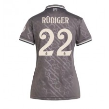 Real Madrid Antonio Rudiger #22 Tredje Tröja Dam 2024-25 Korta ärmar